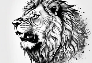 Roaring Lion tattoo idea