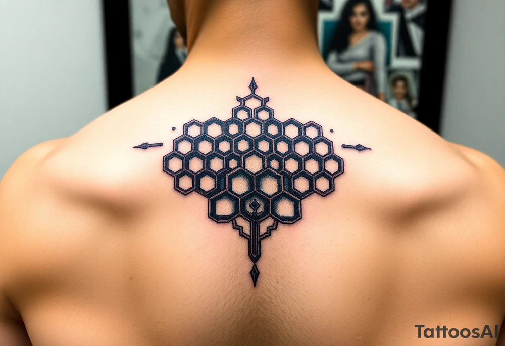 Honey comb tattoo idea