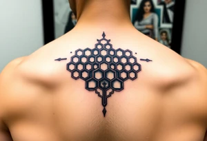 Honey comb tattoo idea