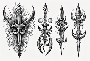 Ukrainian Trident tattoo idea