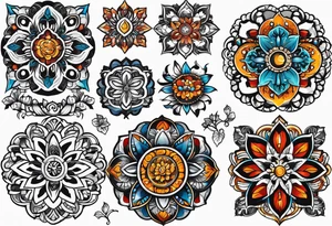 Ukrainian ornament tattoo idea