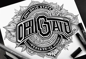 ohio state buckeyes tattoo idea