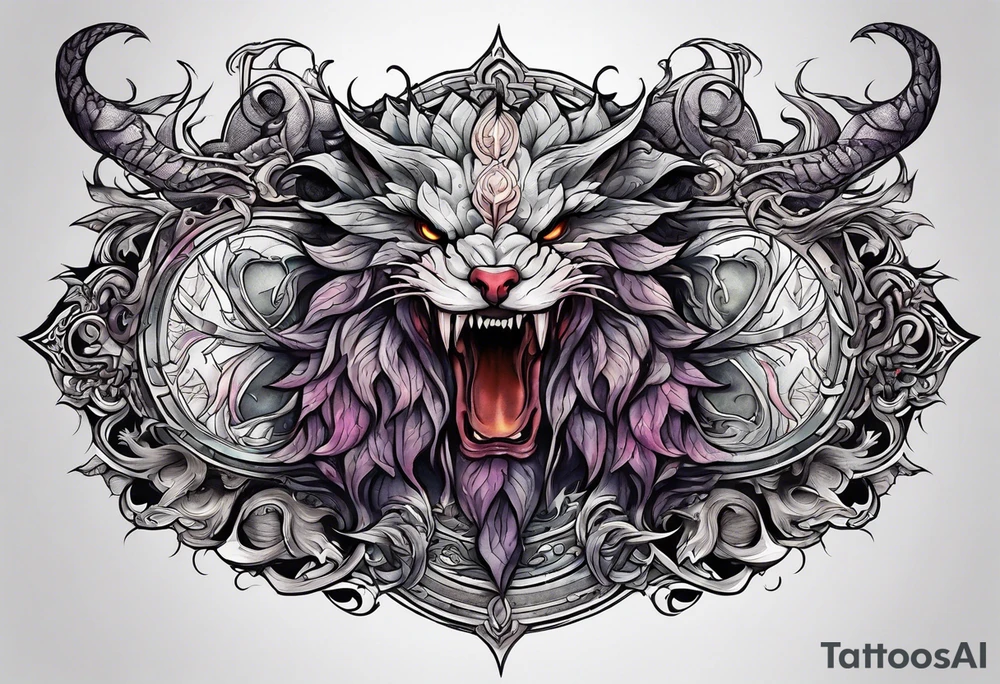 Eldritch beasts tattoo idea