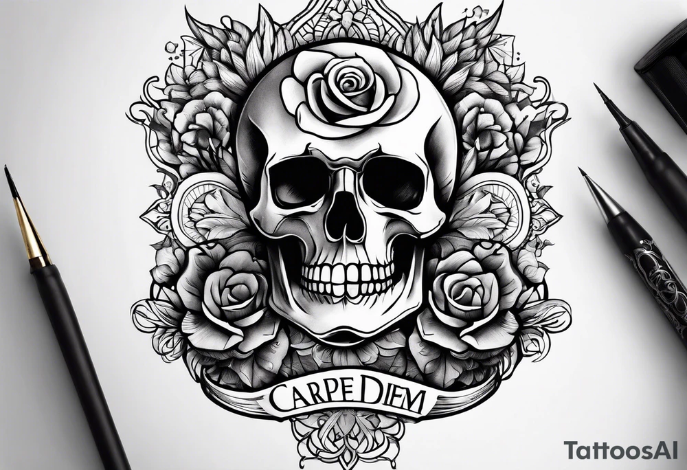 Carpe diem tattoo idea