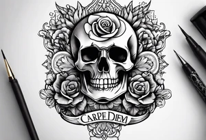 Carpe diem tattoo idea