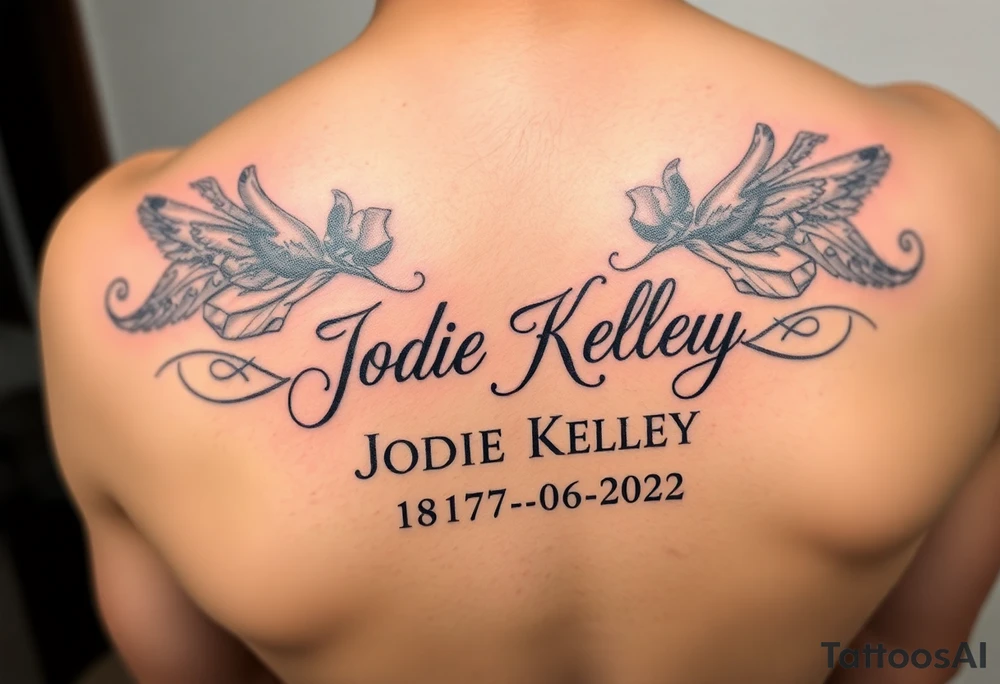 tattoo for my mother who passed away Jodie Kelley 4/18/1976-12/06/2022 tattoo idea