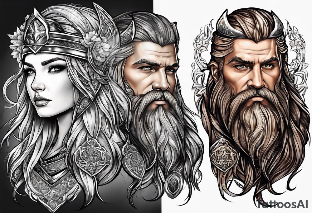Family memorial tattoo idea