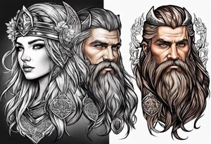 Family memorial tattoo idea