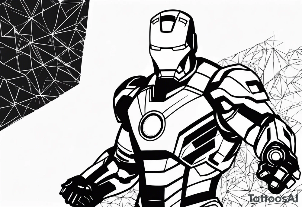 iron man tattoo idea