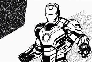 iron man tattoo idea