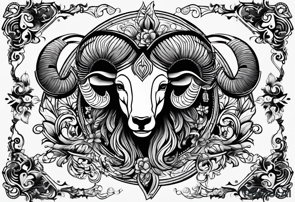 First born son, Aries tattoo idea