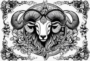 First born son, Aries tattoo idea