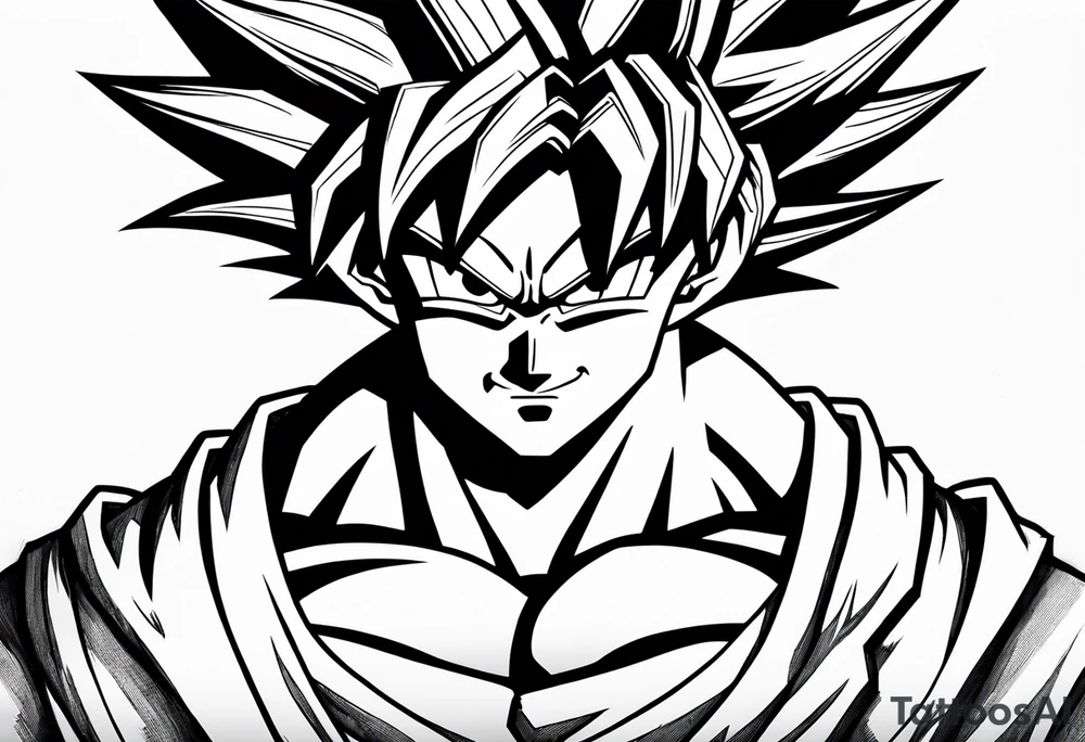 Son Goku tattoo idea