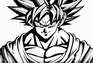 Son Goku tattoo idea