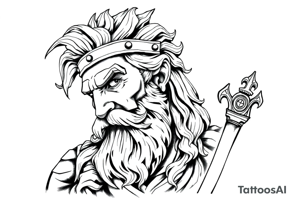 GREEK GOD tattoo idea