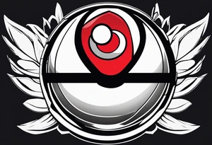 extremely simple pokeball tattoo tattoo idea