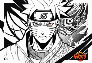 Naruto curse mark release tattoo idea