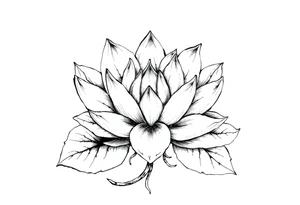 Water lily, earth, air, fire, water, tree, wiccan tattoo idea