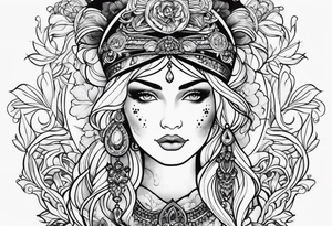 Russian spirit tattoo idea