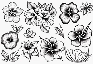 Hibiscusflower Ornament tattoo idea
