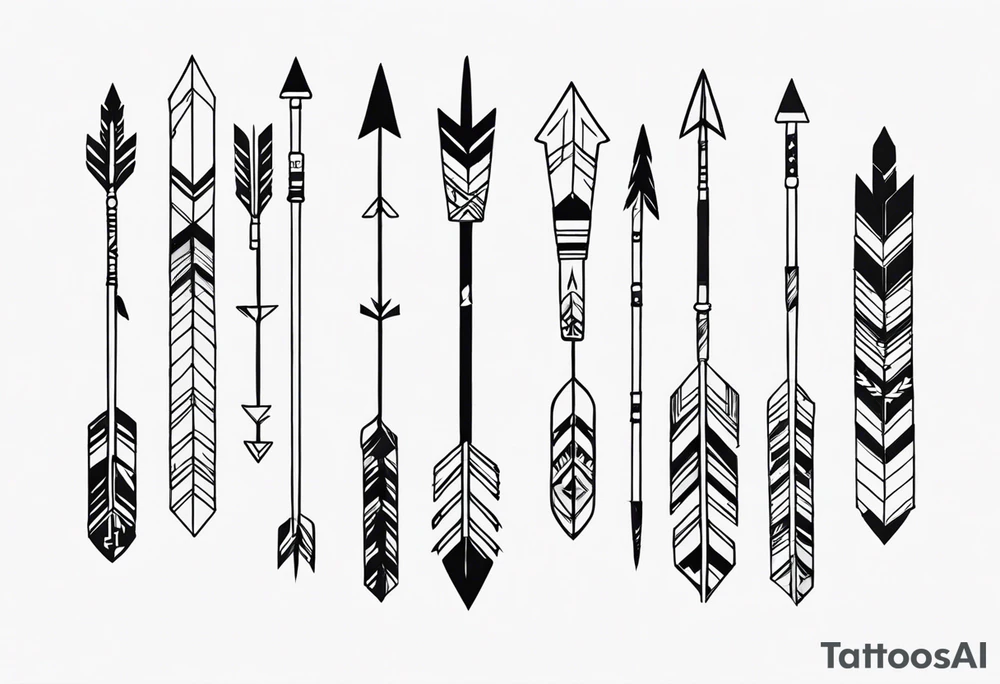 Native American Arrows tattoo idea
