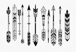 Native American Arrows tattoo idea