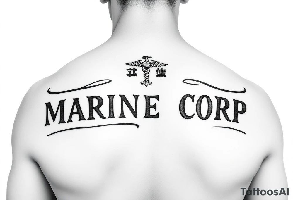 Republic of Korea
Marine Corps
lettering to arm tattoo idea