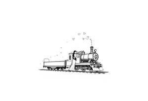 The train of love tattoo idea