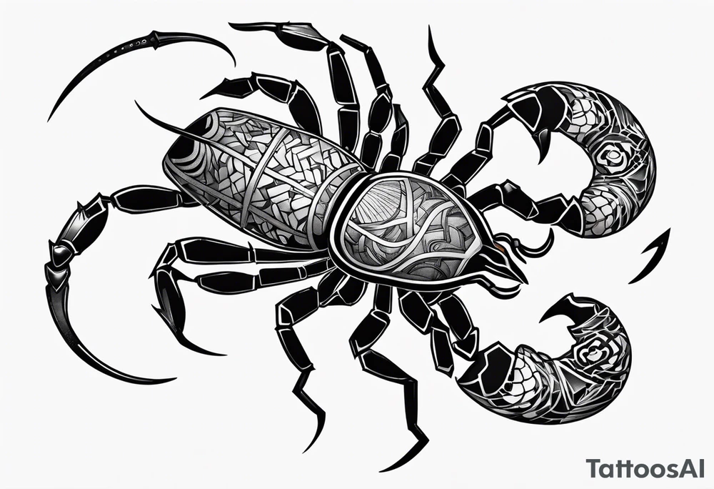 scorpion tattoo idea