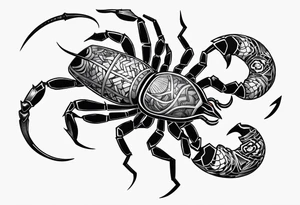 scorpion tattoo idea