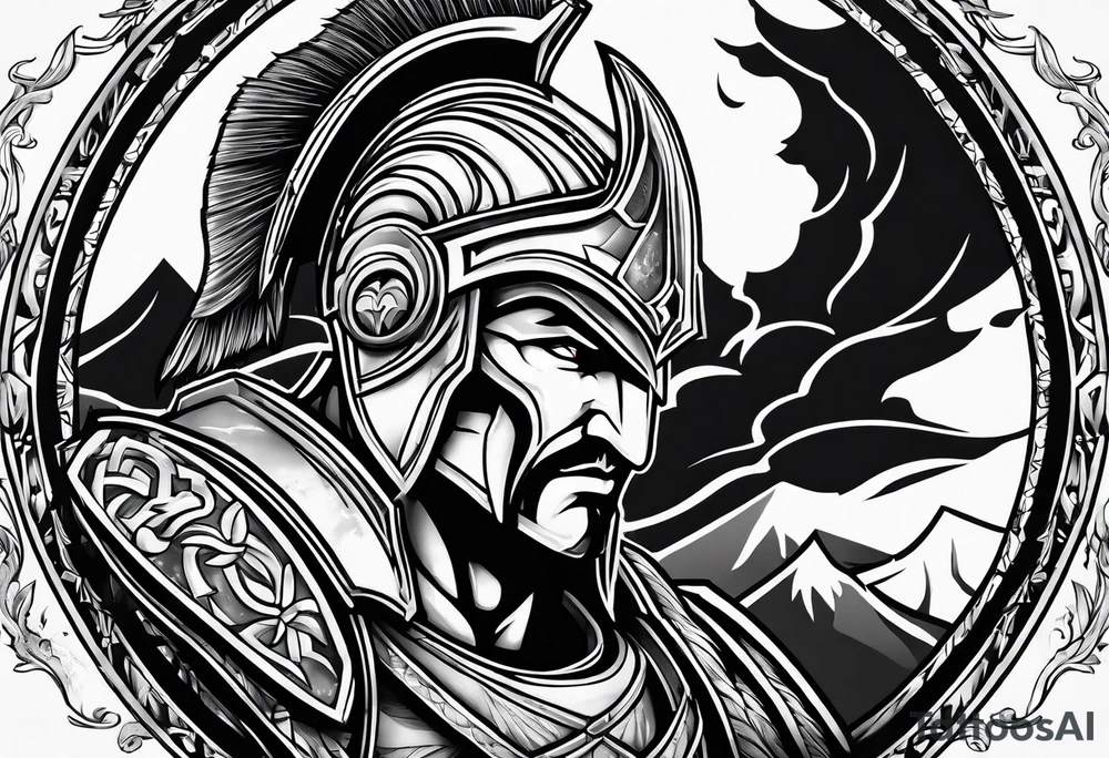 spartan tattoo idea