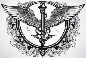 caduceus tattoo idea