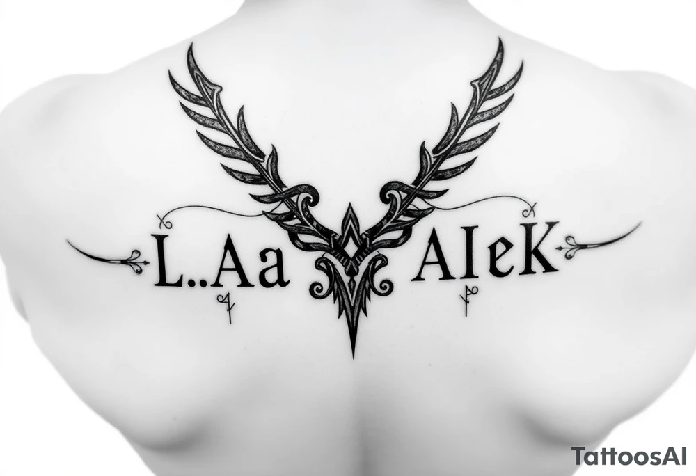 Lakelyn..Clara...Addalyn...Alek nordic runes design tattoo idea