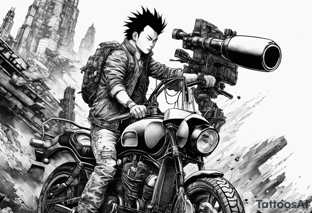 Akira movie tattoo idea