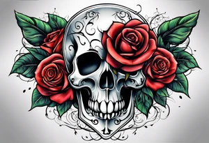 Death Rose tattoo idea
