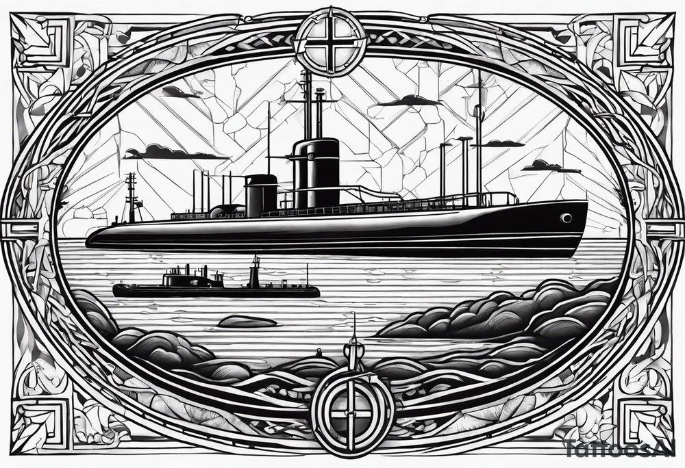 Scottish, Yorkshire, submarine, biker tattoo idea