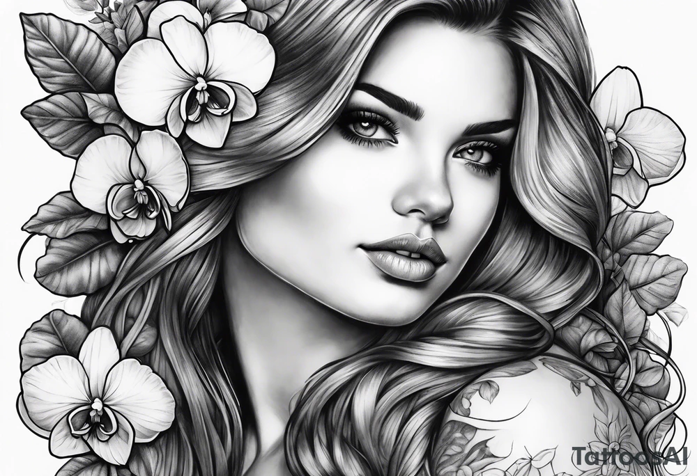 Violets tattoo idea