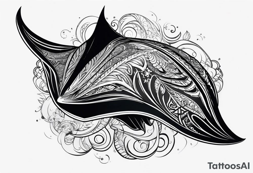 manta ray tattoo idea