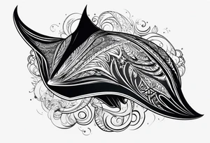 manta ray tattoo idea