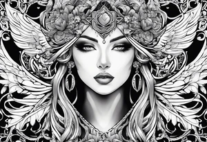 Intertwined M S tattoo idea