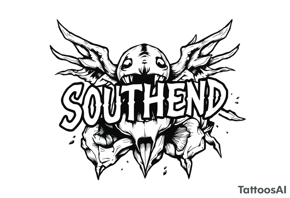 “SOUTHEND” tattoo idea