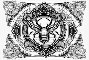 Cherelle, scorpio, lebanon tattoo idea