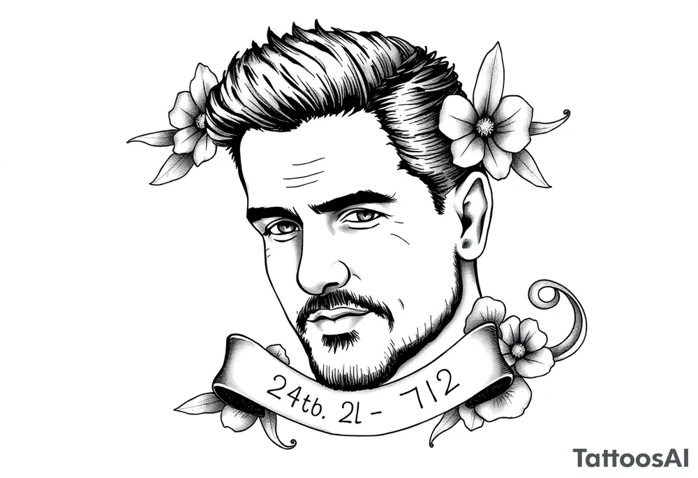 Memorial brother Dennis 24-01-12 tattoo idea