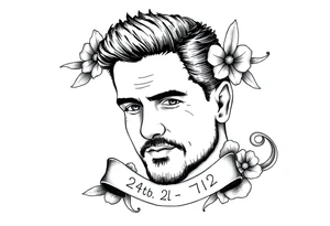 Memorial brother Dennis 24-01-12 tattoo idea