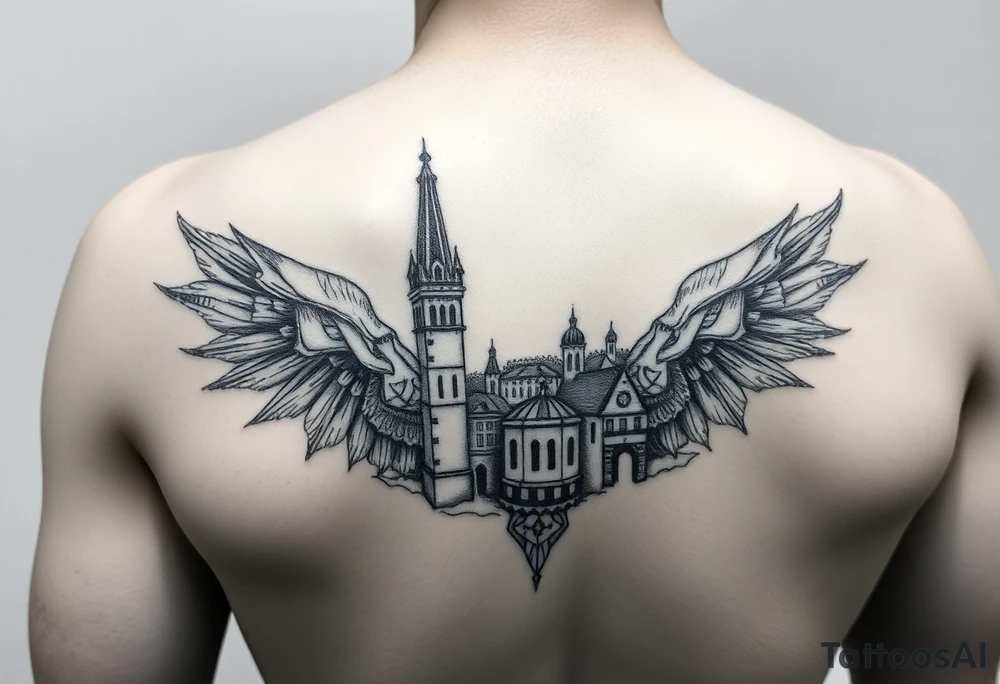 vertikalna tetovaza Beograda tattoo idea