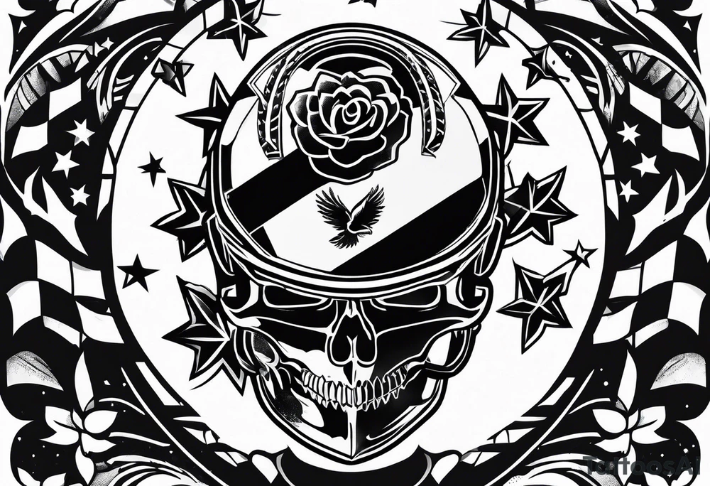 American football tattoo idea