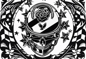 American football tattoo idea