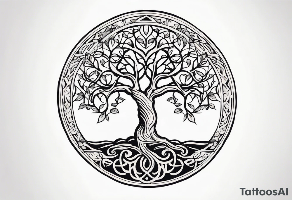 tree of life tattoo idea