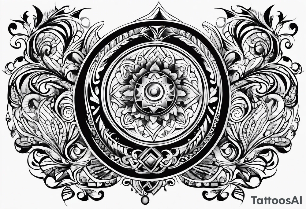 Half chest tattoo tattoo idea