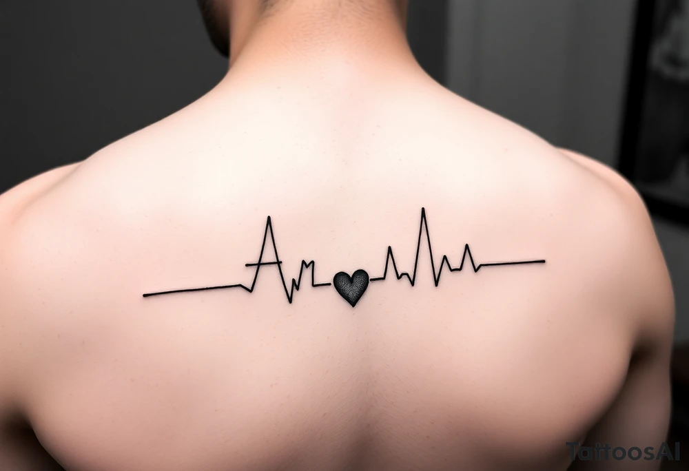 Name Aria to be written like a ECG with a little black heart at the end
Minimal tattoo for wrest tattoo idea